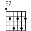 chord B7